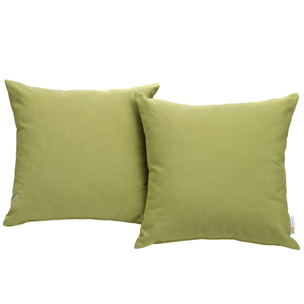 Convene Two Piece Outdoor Patio Pillow Set - Peridot