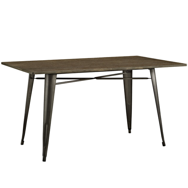 Alacrity 59" Rectangle Wood Dining Table - Brown