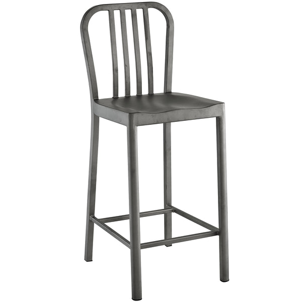 Clink Counter Stool - Silver
