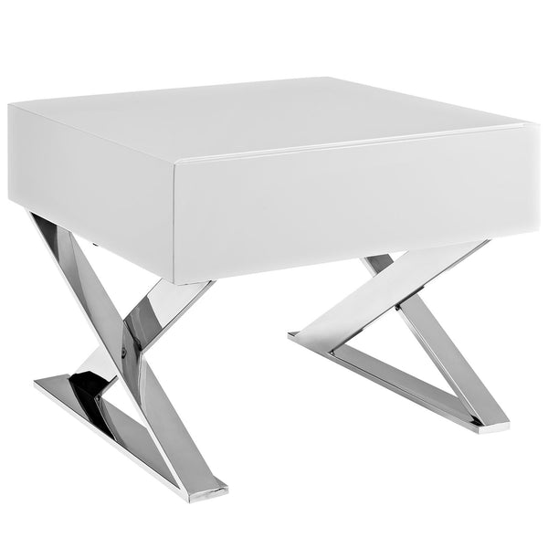 Sector Nightstand - White