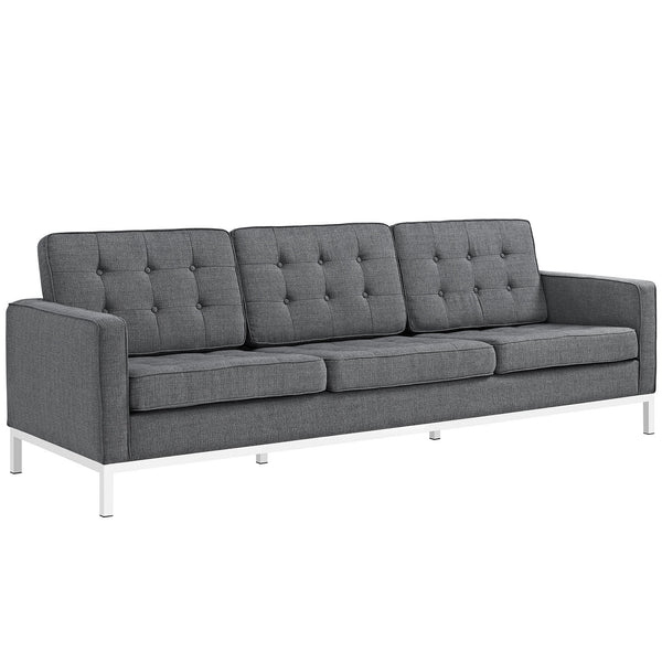 Loft Fabric Sofa - Gray