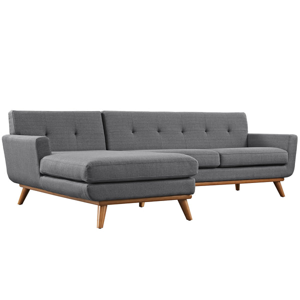 Engage Left-Facing Sectional Sofa - Gray