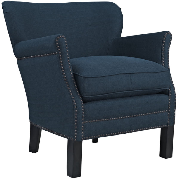 Key Fabric Armchair - Azure
