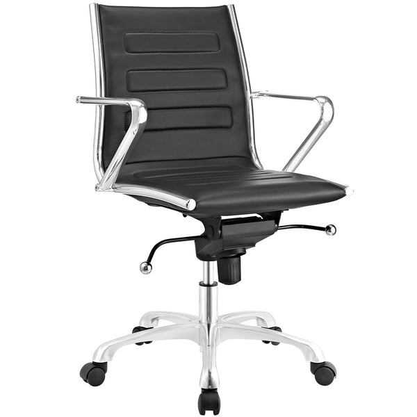 Ascend Mid Back Office Chair - Black