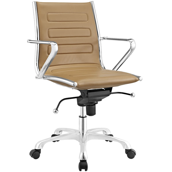 Ascend Mid Back Office Chair - Tan