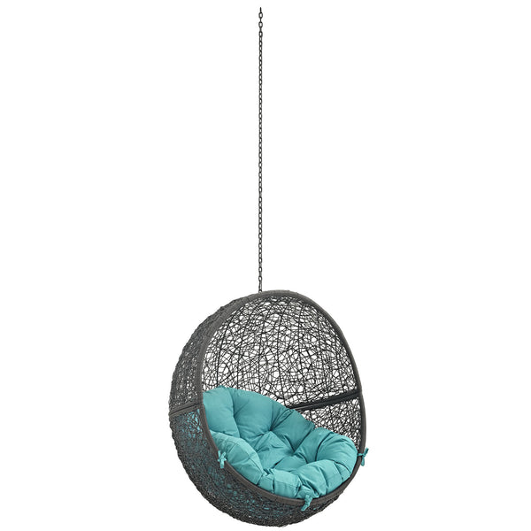 Hide Outdoor Patio Swing Chair Without Stand - Gray Turquoise