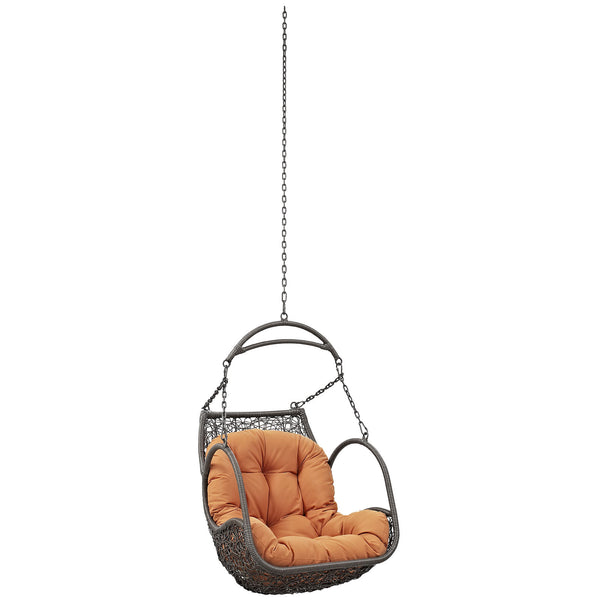 Arbor Outdoor Patio Swing Chair Without Stand - Orange