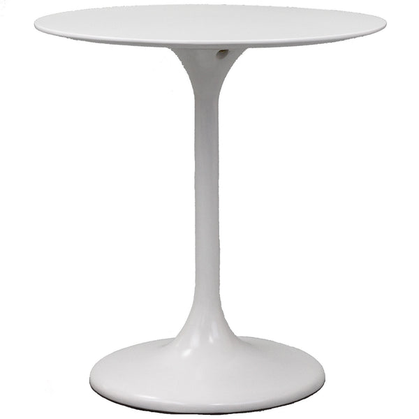 Lippa 28" Fiberglass Dining Table - White