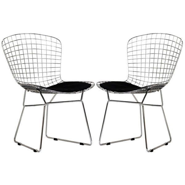 CAD Dining Chairs Set of 2 - Black