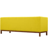 Anna Fabric Mid Century Modern Style Sofa - SUNNY